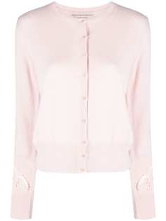 Ermanno Scervino кашемировый кардиган с кружевом