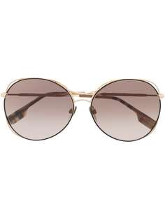 Burberry Eyewear солнцезащитные очки в круглой оправе