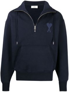 AMI Paris толстовка с монограммой Ami de Coeur