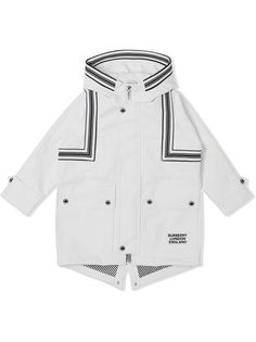 Burberry Kids парка с полосками