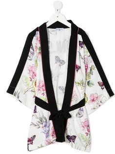 Monnalisa кимоно с запахом и принтом