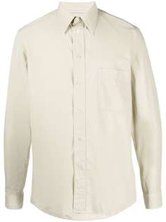 Lemaire рубашка с длинными рукавами и нагрудным карманом