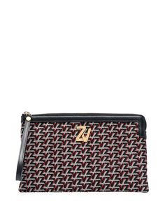 Zadig&Voltaire клатч с монограммой ZV initial