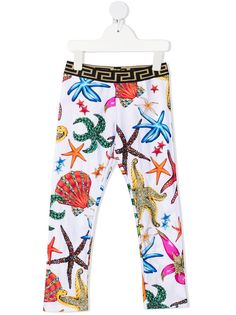 Versace Kids брюки с принтом
