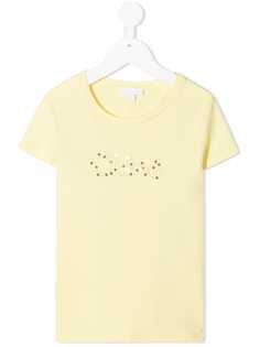 Chloé Kids футболка с пайетками