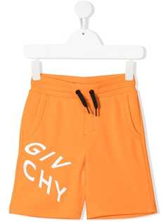 Givenchy Kids спортивные шорты с логотипом