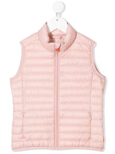 Save The Duck Kids дутый жилет со вставками