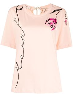 Marni футболка с логотипом