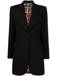Dolce & Gabbana однобортное пальто