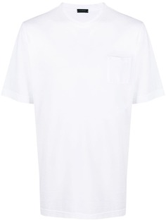 Zanone футболка с накладным карманом
