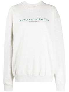 Sporty & Rich толстовка с логотипом