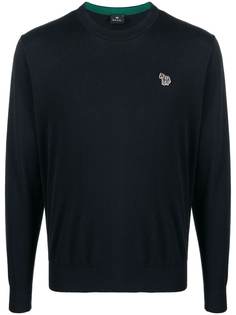 PAUL SMITH толстовка с круглым вырезом и нашивкой