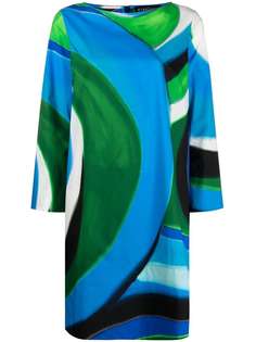 Gianluca Capannolo платье-трапеция с абстрактным принтом