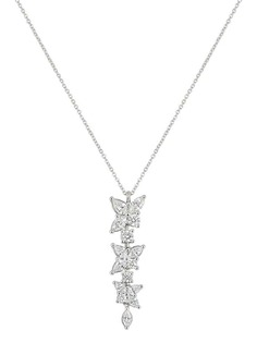 Tiffany & Co. Pre-Owned платиновое колье Victoria с бриллиантами