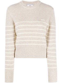 AMI Paris джемпер в бретонскую полоску