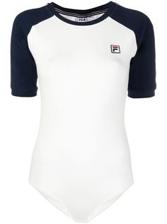 Fila боди с нашивкой-логотипом