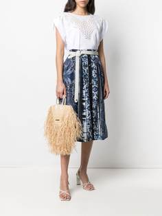 Alberta Ferretti юбка с принтом