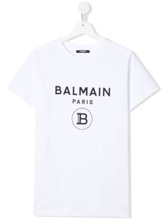 Balmain Kids футболка с логотипом