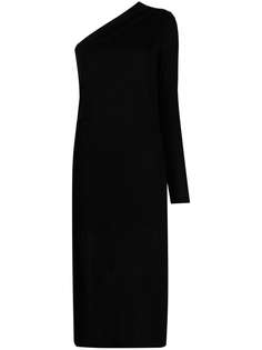 Helmut Lang платье миди на одно плечо