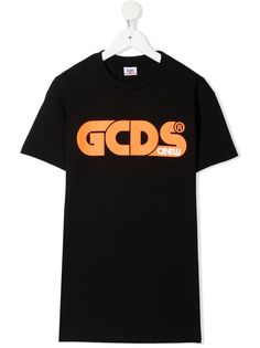 Gcds Kids платье-футболка с логотипом