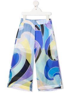 Emilio Pucci Junior брюки с абстрактным принтом