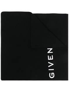 Givenchy шарф с вышитым логотипом