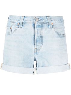 Levis джинсовые шорты с завышенной талией