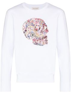 Alexander McQueen футболка London Skull с круглым вырезом