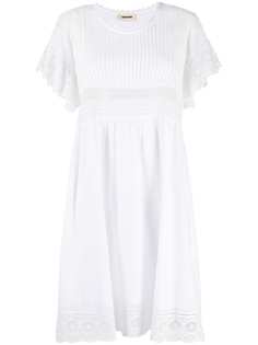 Zadig&Voltaire платье мини с кружевом