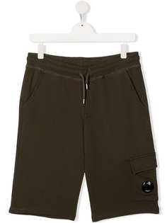 C.P. Company Kids шорты с логотипом