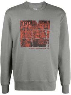 C.P. Company толстовка с графичным принтом