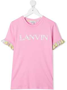 LANVIN Enfant футболка с логотипом