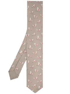 Hermès галстук 2000-х годов с принтом Hermes