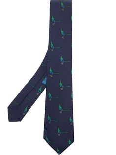 Hermès галстук 2000-х годов с принтом Hermes