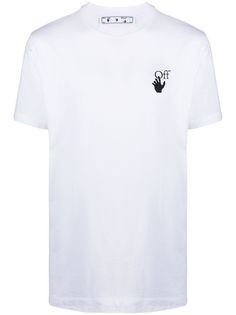 Off-White футболка с принтом