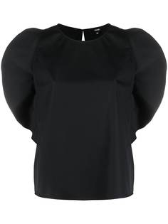 Aspesi блузка с оборками на рукавах
