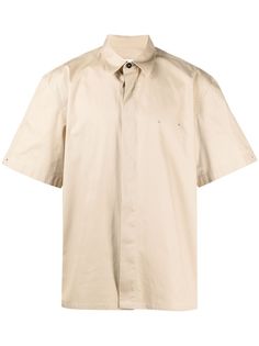 Jil Sander рубашка свободного кроя с короткими рукавами