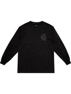 Anti Social Social Club футболка Dramatic с длинными рукавами