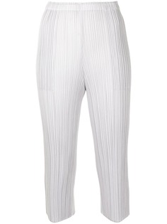 Pleats Please Issey Miyake укороченные плиссированные брюки