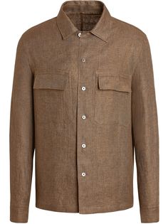 Ermenegildo Zegna рубашка с карманами