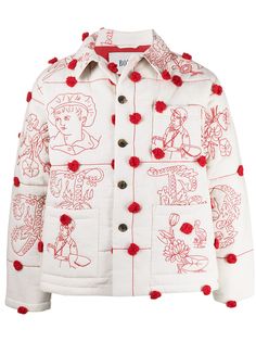 BODE куртка с вышивкой