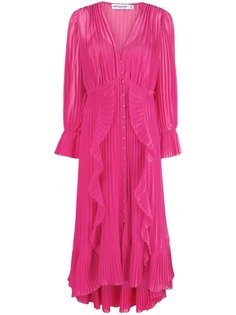 Self-Portrait плиссированное платье с оборками