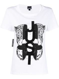 Just Cavalli футболка с логотипом