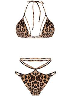 Noire Swimwear бикини Isla с леопардовым принтом