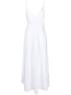 Emporio Armani платье макси с V-образным вырезом