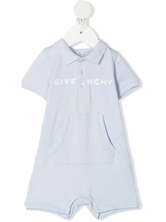 Givenchy Kids короткий комбинезон с логотипом