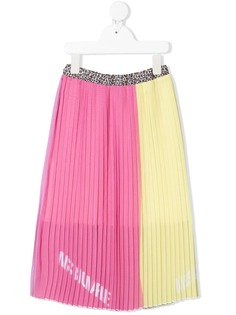 Miss Blumarine плиссированная юбка в двух тонах