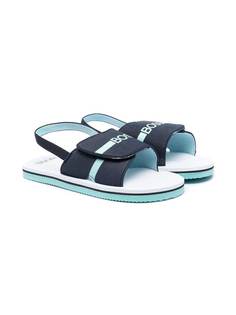 BOSS Kidswear сандалии с открытым носком и логотипом