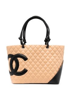 Chanel Pre-Owned стеганая сумка-тоут Cambon 2006-го года