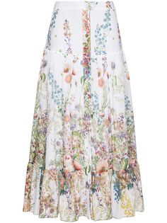 Charo Ruiz Ibiza длинная юбка Ann с цветочным принтом